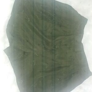 Olive green h&m shorts